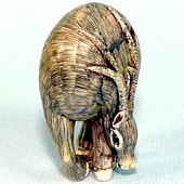 япоснкая антикварная нэцкэ из слоновой кости 