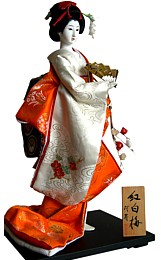 японская  традиционная кукла