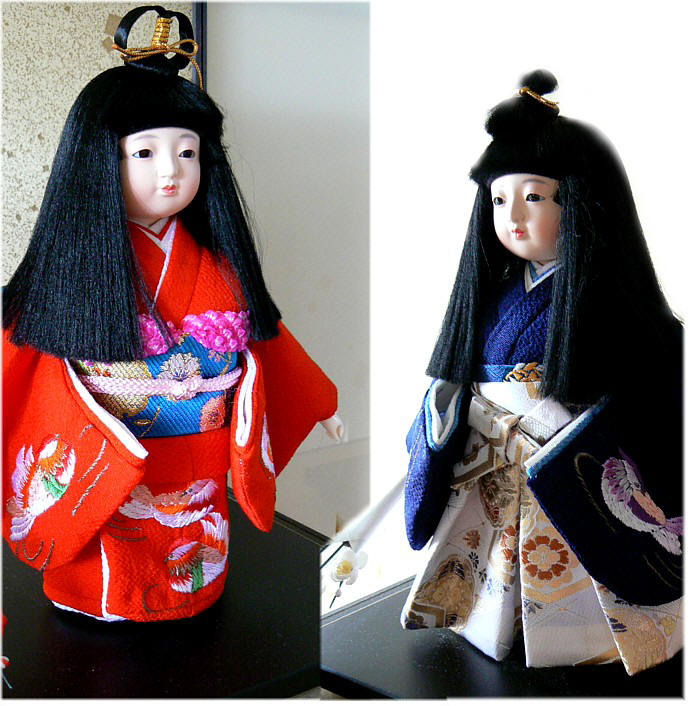 японские традиционные интерьерные куклы обереги