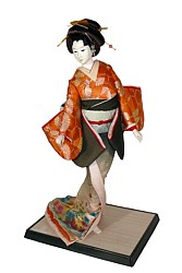 Гейша, японская интерьерная кукла, 1930-е гг.