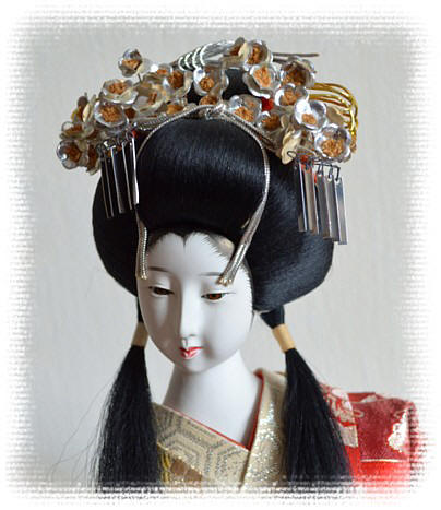 японский антиквариат: старинная интерьерная кукла ПРИНЦЕССА