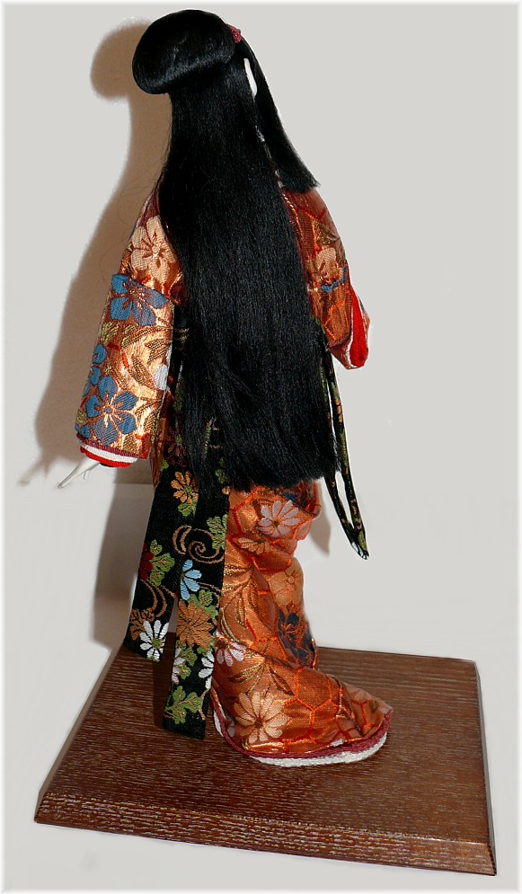 коллекционная японская антикварная кукла