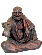 Основатель дзэн-буддизма ДАРУМА, японская статуэтка из керамики