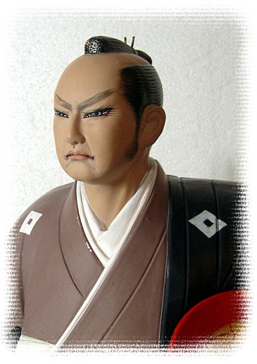 японская статуэтка Самурай с копьем, 1960-70-е гг.
