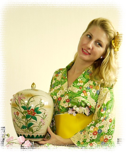 японская фарфоровая ваза