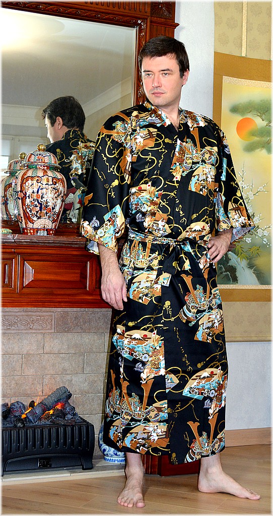 японское традиционное мужское кимоно в онлайн-магазине Japan Direct