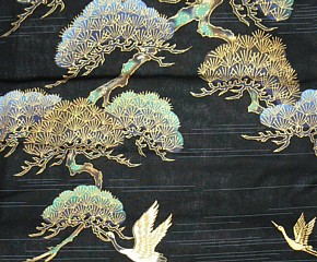 рисунок ткани японского мужского кимоно Одавара