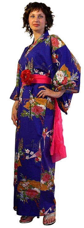 японская одежда -  юката из хлопка