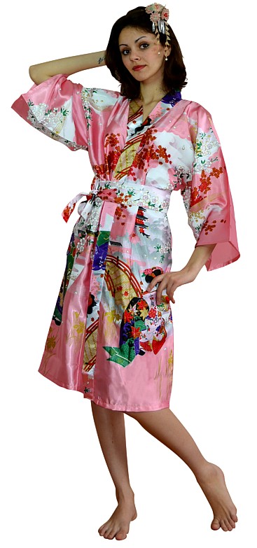 халатик-кимоно в японском стиле - оригинальный подарок девушке