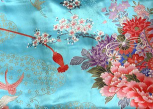 рисунок ткания японского кимоно