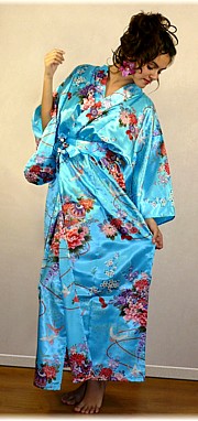 женский халат в японском стиле, халат-кимоно
