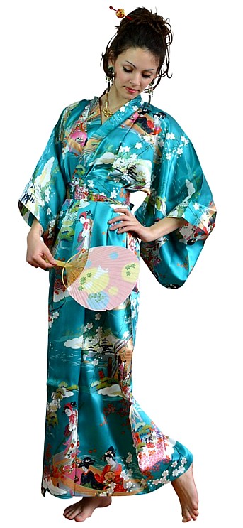 японское кимоно из натурального шелка - незабываемый подарок женщине