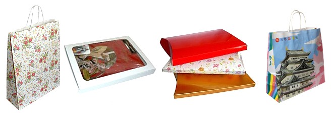 японская коробка с окном и крышкой