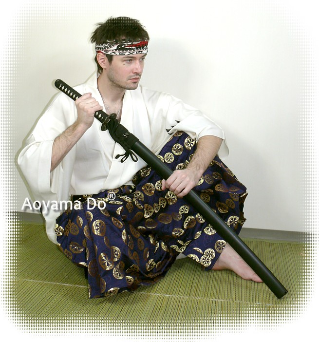 большой японский самурайский меч