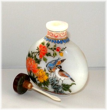 парфюмерный флакончик с росписью, Япония, 1900-20-е гг.
