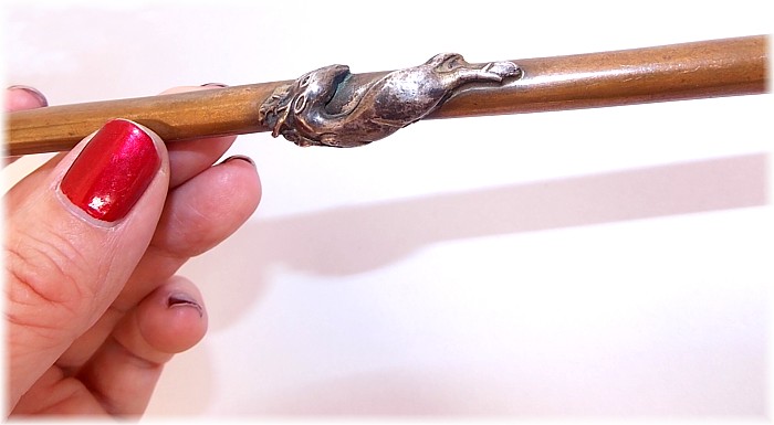кисэру, японская старинная серебряная курительная трубка гейши