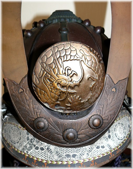 деталь самурайского шлема КАБУТО