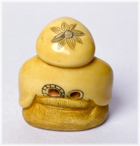 японская антикварная нецка из слоновой кости Дайкоку, 1900-е гг.