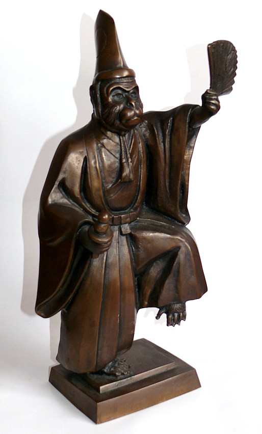 Царь Обезьян, японская бронзовая фигура, 1880-е гг.