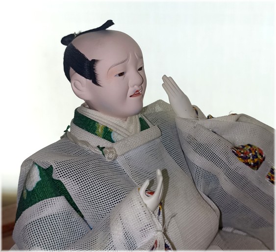 японская антикварная традиционная кукла, 1930-е гг.