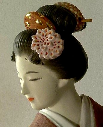 японская статуэтка мастерских Хаката, авторская работа, 1960-е гг