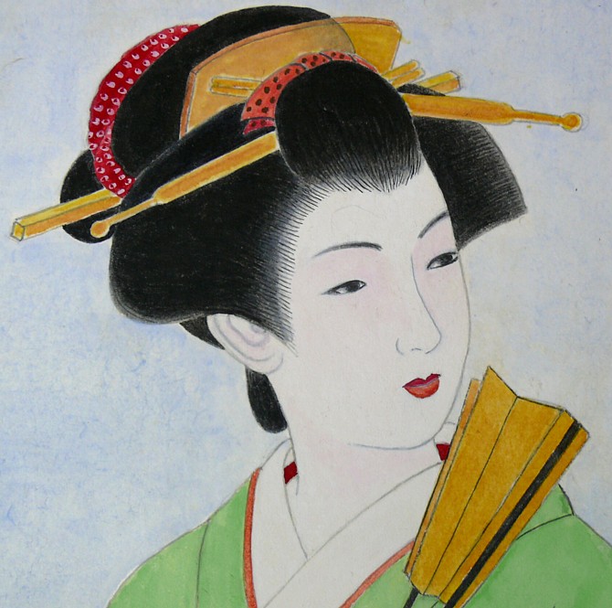 японская живопись