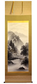 японская картина тушью, 1930-50-е гг.