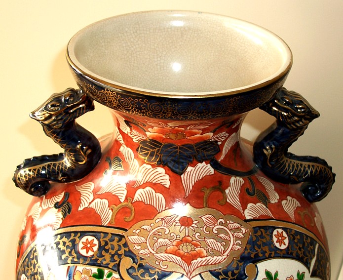японская антикварная ваза имари