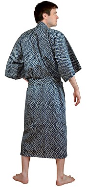 японская традиционная мужская юката (кимоно)