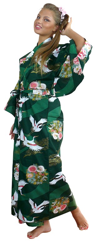 халат-кимоно, хлопок 100%, сделано в Японии