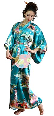 женский шеловый халат-кимоно, сделано в Японии