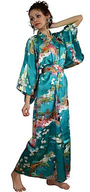 женский шеловый халат-кимоно, сделано в Японии