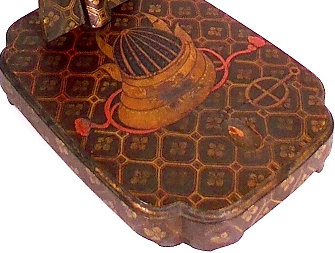 tachi tate of late Edo period, detail of painting